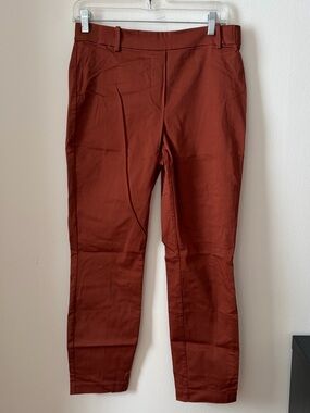 H&M Rust Orange Slim Pants